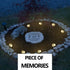 SKYINGFEW Set 4 Pack Paw Print Solar Lights - of Dog Animal Lights Waterproof,Paw Print Solar Lighting Outdoor Garden