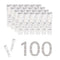 Cryovials Sterile Tubes 2ml with Caps, Case of 100 Lab Vials for Low Temperature Storage