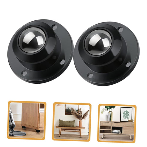 8pcs GANAZONO Mini Swivel Adhesive Appliance Wheels Silent Bearing Casters for Furniture Storage Boxes Sofas Cabinets