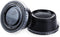 Golden Apple - 2oz Black Plastic Jello Shot Souffle Cups with Lids, BPA Free