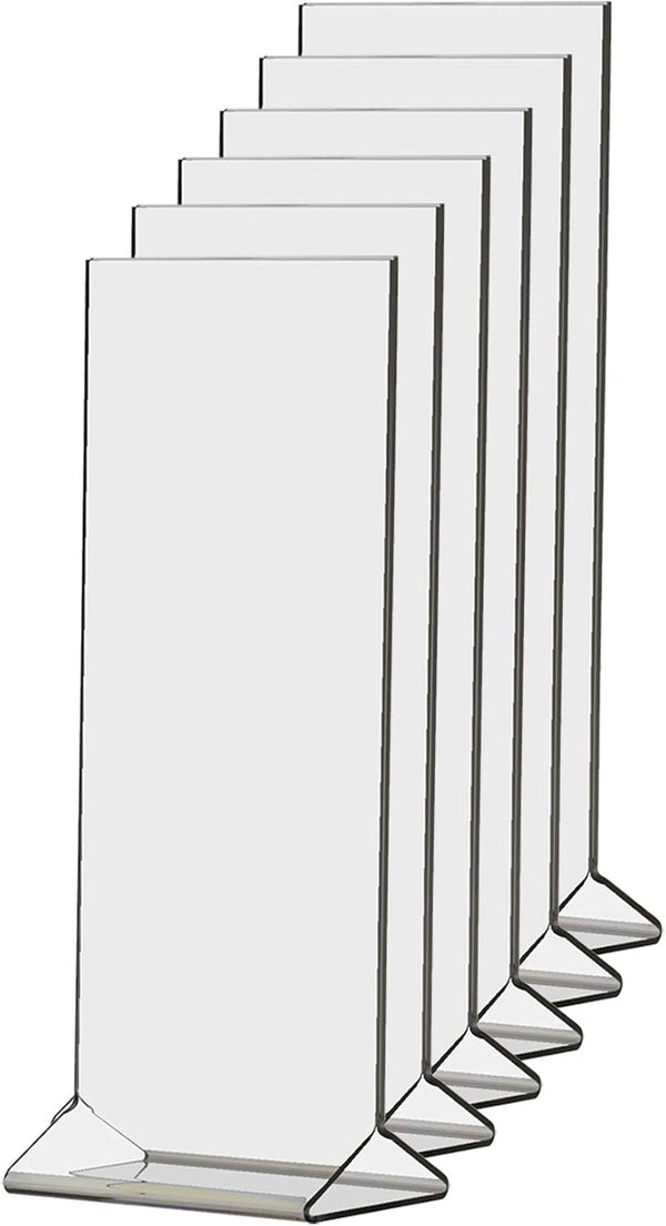 Marketing Holders 6 Pack Rack Card Frame Sign Holder 4 x 9