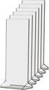 Marketing Holders 6 Pack Rack Card Frame Sign Holder 4 x 9