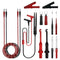 13pcs 4mm Banana Plug Test Leads Kit, Digital Electrical Test Probes Set with Alligator Clips and Wire-Piercing Back