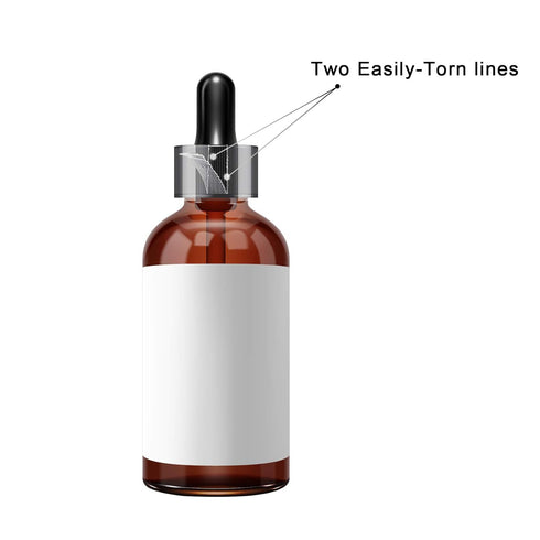 Shrink Bands, 600 Pieces Clear Perforated Heat Shrink Wrap Sealer for Bottles, Jars