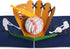 CUTE POPUP Baseball Pop Up Card, Premium Italian Paper Handcrafted Gift for Family and Friends