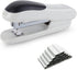 M&G Desktop Stapler (Grey) with 25 Sheet Capacity, Two Binding Modes & 1000 Staples for Office, School, Home
