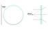 EISCO Double Concave Lens, 300mm Focal Length - 3" (75mm) Diameter - Spherical, Optically Worked Glass Lens - Ground