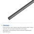MECCANIXITY 2 Pcs Carbon Fiber Rod, 7mm x 420mm Matte Pole Rod for DIY Tool, RC Plane Wing Tube Quadcopter Arm