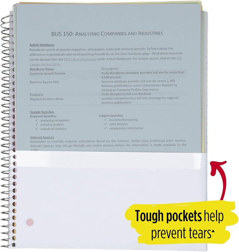 Five Star Style Spiral Notebooks + Study App, 3 Pack, 1 Subject, 11" x 8-1/2", College Ruled Paper, 100 Sheets