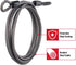 72DPF 15 1 Pack, Master Lock Steel Cable with Looped Ends, ft. Long, Black