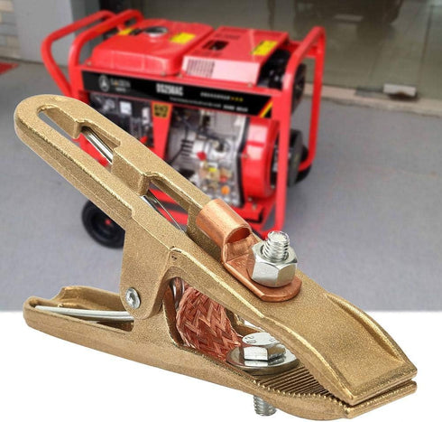Fafeicy Welding Ground Clamp - Brass Material A Shape Ground Clamp for Welding Machine in Shipyards, 500A