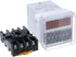 YXQ DH48S-S 0.1S-99H Adjustable Time Delay Timer Relay + PF083A Relay Base, 24VDC