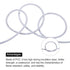 MECCANIXITY 22AWG 16.4Ft Electrical Wire, 2 Conductors Flexible Power Cable for LED Strips Lamps