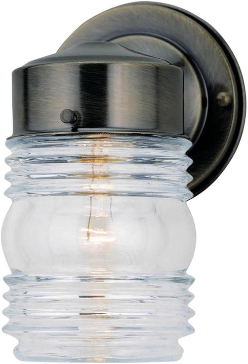 Westinghouse Corp 66839 AB Jelly Jar Fixture, No Size, Clear