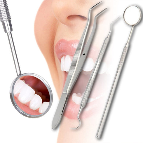 SURGICAL ONLINE Professional Dental Tools Kit, 6 pcs with Pouch, Teeth Cleaning Oral Care Kit