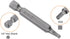 2pcs SQ2 Square Screwdriver Bit, 1/4" Hex Shank, 2" Length Magnetic Security Screw Driver