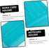 Tofficu 4pcs Index Card File Box: Plastic Organizer for Recipes and Notecards, 3x5 Desktop