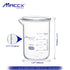 3.4oz (100ml) Sturdy Glass Beaker, 3.3 Borosilicate Griffin Low Form with Printed Graduation, Pack of 12