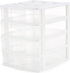 Gracious Living 4 Drawer Desktop & Countertop Organizer with Lid for Craft Storage, Office Supplies, School Supplies,