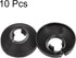 uxcell Pipe Cover Decoration, 16mm PP Plastic Escutcheon Water Pipe Drain Line Cover Black 10pcs