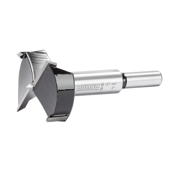 2" (51mm) Forstner Drill Bit for Precise Woodworking, Durable YG8 Carbide Thickness, Ideal for Hard Wood and Plastic