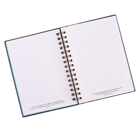 Christian Art Gifts Journal with Scripture: With God All Things Are Possible Matthew 19:26, 192 Ruled Pages, Large