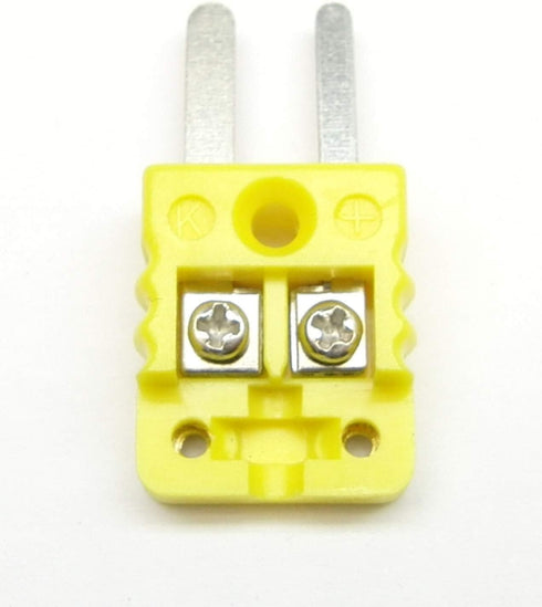 Mini K-Type Thermocouple Wire Connector, Set of 10 Male Plugs