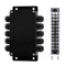 ABS IP67 Waterproof Dustproof Electrical Junction Box, with 15A 600V Barrier Terminal Cable Connector, 5 in/5 Out