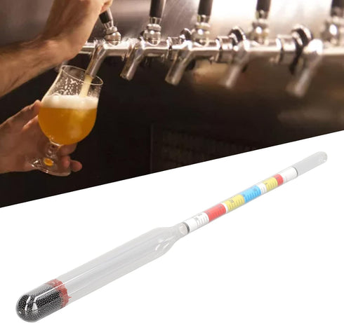 3 Beer Hydrometer Test Jar Scales Home Brewing Wine Making Equipment Supplies