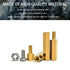 M3 Hex Male Female Brass Spacers Standoffs Screws Nuts Assortment Kit, 120 Pcs for PCB, Circuit Board Mounting