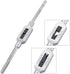 uxcell Adjustable Tap Wrench Handle for Metric M4-M12, Thread Tap Holder Tool