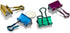 Officemate 31054 Easy Grip Medium Binder Clips, 6 Packs of 12 Assorted Metallic Colors
