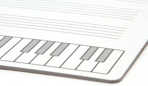 Dry Erase Music Staff White Board, Portable A4 Size (8.3"×11.7") by Shionkai Music Publishing