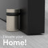 MEGA HANDLES Silver Floor Door Stopper, Wall Protector with Mounting Hardware Included, Satin Nickel - 2 Inch