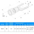 200 Pcs 16-14 AWG #8 Black & Red Insulated Fork Spade Wire Connector U Type Electrical Crimp Terminals (100 Pcs Red +100 Pcs Black)