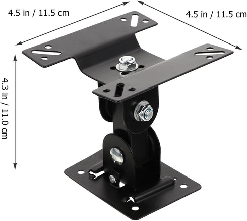NUOBESTY 360-degree 14-27 Inch Universal Rotatable Monitor Mount Stand Metal Shaft for LCD Screens, Wall Mount Bracket