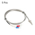 MECCANIXITY 5pcs K Type Thermocouple Temperature Sensor M6 Screw Probes 3.3ft 0 to 800°C(32 to 1472°F)