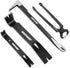 4-Pieces Set, 12-inch 8-inch 10-inch 7-inch MAXPOWER Pry Bar Utility Claw Pry Bar, Nail Puller, and Flat Pry Bar