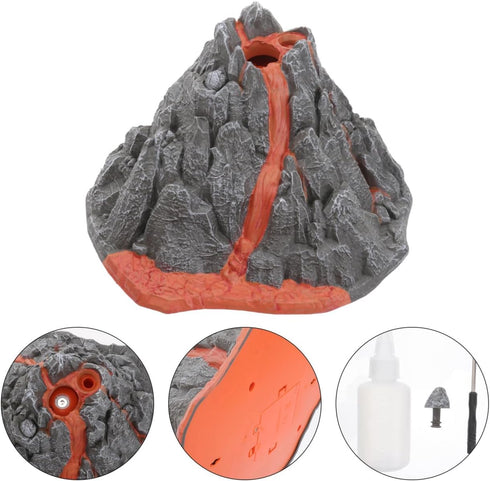 Simulated Volcano Model for Boys and Girls PVC Volcano Desktop Adornment Dynamic Spray Educational STEM Decor for Home