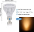 PAR20 12W Narrow Flood Light Bulb E26 Dimmable LED Bulb Spotlight Beam Angle 24 Degree 100W Halogen Warm White 3000K 2-Pack by Rowrun