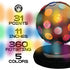 11-Inch 360 80s Kicko Spinning Disco Ball - Disco Ball Decor with Party Lights Degree Rotating Neon LED Light for Kids