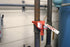 Accuform KDD442 STOPOUT Ball Valve Lockout, Red, Fits 3/8" to 1-1/4" Ball Valve, Hinged Plastic Housing