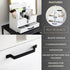 White Wood Office Desk Organizers and Accessories, Small Desk Organizer with Drawer for Home Office