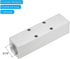 PATIKIL 3 Way 5 Port Air Manifold G1/2" G1/4" Aluminum Air Hose Inline Block Splitter