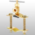 2 Pcs Brass Self Piercing Saddle Valve - Copper Self Tapping Valve for Water Pipe Supply