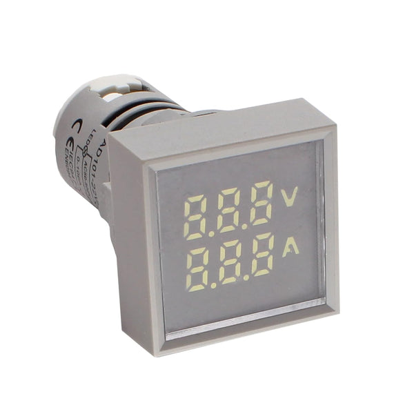 Digital LED Display Indicator Voltmeter and Ammeter, Multimeter Voltage AC50-500V, Current Meter 0-100A