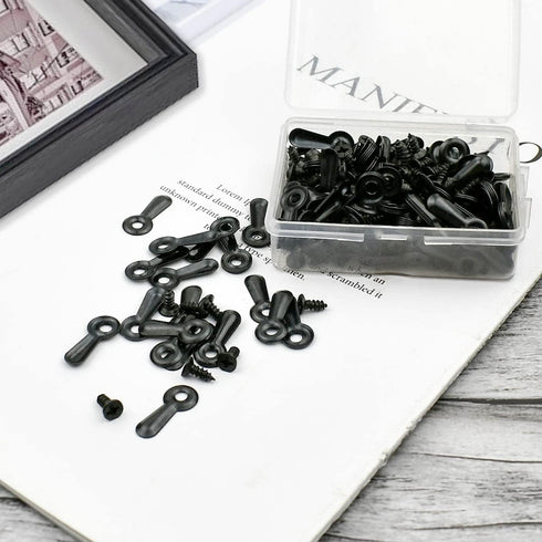 160 Pieces Metal Picture Frames Turn Button Fasteners with Screws for Photos and Crafts