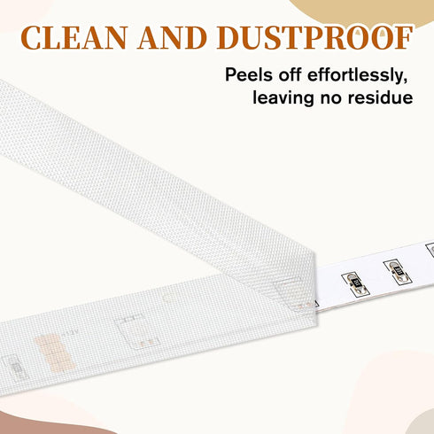 Qulkws 2 Dimming Dimming 0.59inx29ft Pcs LED Light Strip Masking Tape Lighting Cover Sticker Lights Soften Lights Tapes