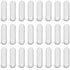 PTFE Magnetic Stirrer Mixer Stir Bar, White Color, 24 Pieces, 30 mm/1.18 Inch Laboratory Stir Plate Magnet