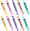 10 PCS 10ml Pet Syringe Feeder, Professional Plastic Syringe and Cover for Scientific Labs, Liquid Dispensing
